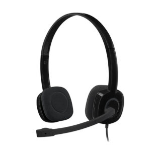 Logitech H151 Wired On Ear Headphones With Mic Black - Gamesncomps.com