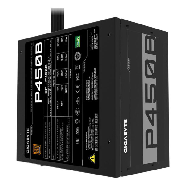 Gigabyte P450B 450W 80+Bronze Power Supply Image 2 - Gamesncomps.com