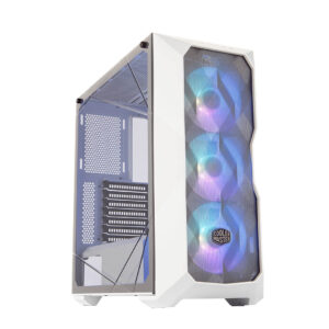 Cooler Master MasterBox TD500 Mesh White Cabinet - Gamesncomps.com