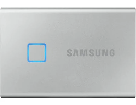 Buy Online Samsung 1TB T7 Touch Silver Portable External SSD At Lowest  Prices 