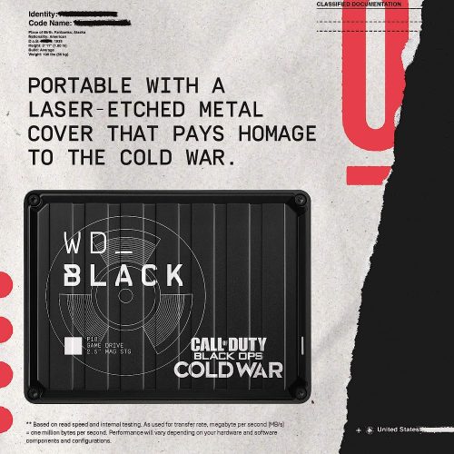 WESTERN DIGITAL WD BLACK Call of Duty®: Black Ops Cold War Special Edition P10 Game Drive