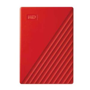 Western Digital 5TB My Passport Portable External Hard Drive, Red