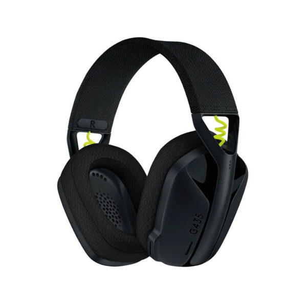 Logitech G435 Lightspeed Wireless Gaming Headset Black and Neon Yellow - 981-001051 Image 4 - Gamesncomps.com