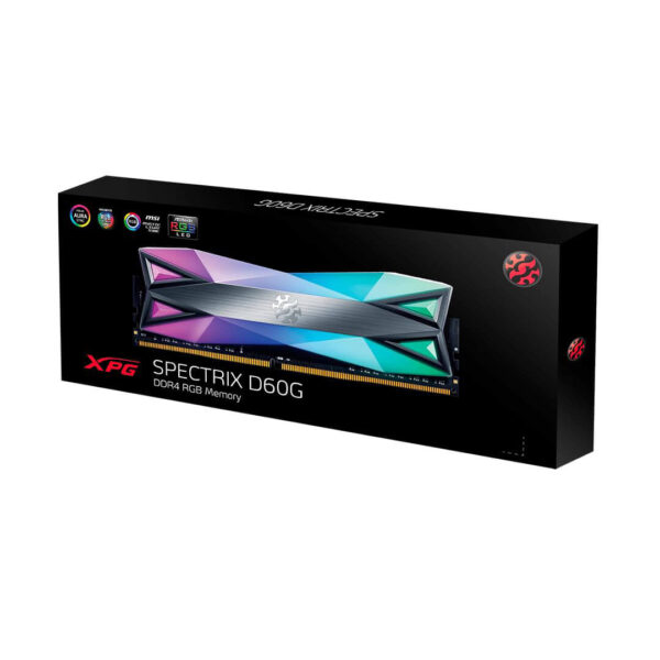 Adata XPG 8GB (1x8GB) Spectrix D60G DDR4 3200MHz RGB - AX4U32008G16A-ST60 Image 5 - Gamesncomps.com