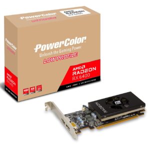 PowerColor AMD Radeon RX 6400 Low Profile 4GB GDDR6