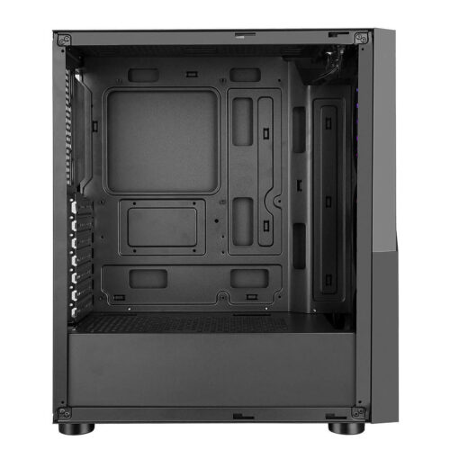Ant Esports ICE-120AG Mid Tower Gaming Cabinet Black Image 5 - Gamesncomps.com