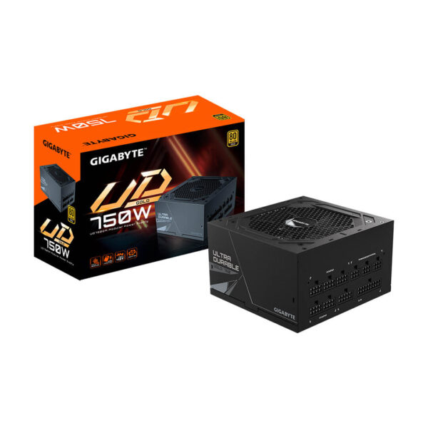 GIGABYTE 750 Watts UD750GM 80 Plus Gold Power Supply - Gamesncomps.com