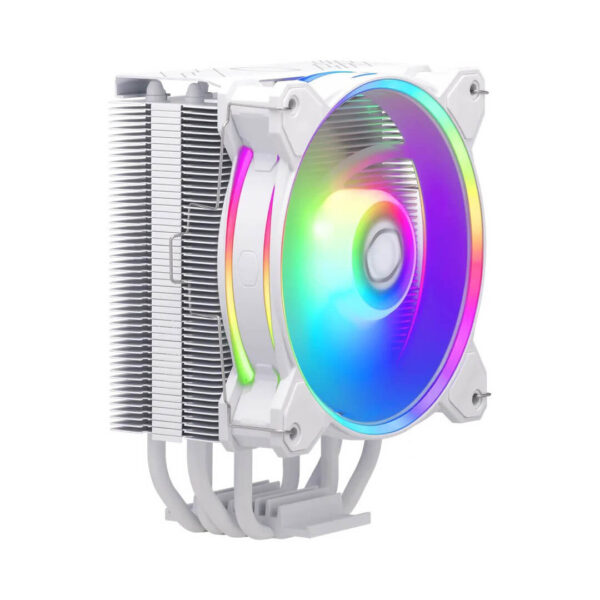 Cooler Master Hyper 212 Halo ARGB CPU Air Cooler White Image 1 - Gamesncomps.com