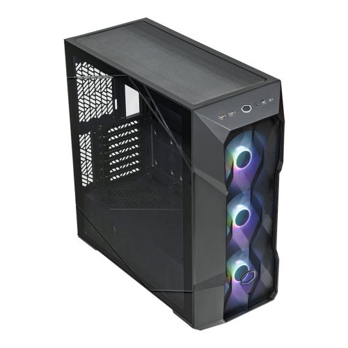 Cooler Master Masterbox TD500 Mesh V2 Mid Tower Cabinet Black - TD500V2-KGNN-S00 Image 2 - Gamesncomps.com