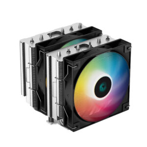 DeepCool AG620 ARGB Dual-Tower 120mm CPU Air Cooler - GamesNComps.com