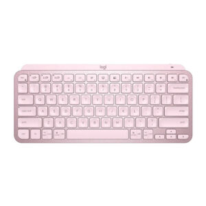 Logitech MX Keys Mini Minimalist Wireless Illuminated Keyboard Rose English - 920-010507 - GamesnComps.com