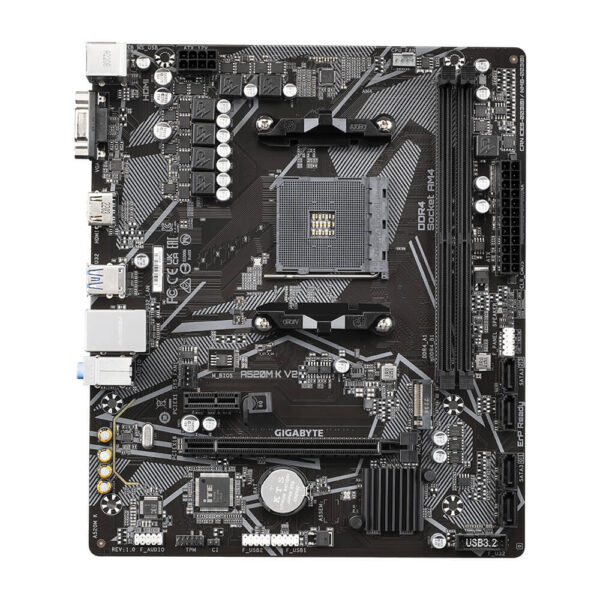 Gigabyte A520M K V2 Ultra Durable Motherboard - A520M K V2 Image 3 - GamesnComps.com