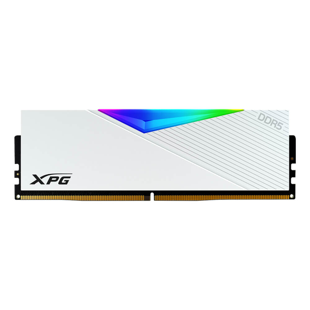 Adata XPG LANCER 16GB 6000Mhz RGB DDR5 - AX5U6000C3016G-CLARWH Image 1 - GamesnComps.com