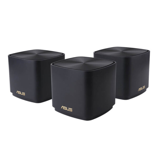 ASUS ZenWiFi XD4 AX Mini Mesh WiFi 6 1800 Mbps Dual Band Router 3 Pack Black - XD4-BLACK-3PACK - GamesnComps.com