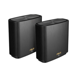 ASUS ZenWiFi AX6600 XT8-2PK Tri-Band Mesh WiFi 6 System Black - XT8-BLACK-2PK - GamesnComps.com