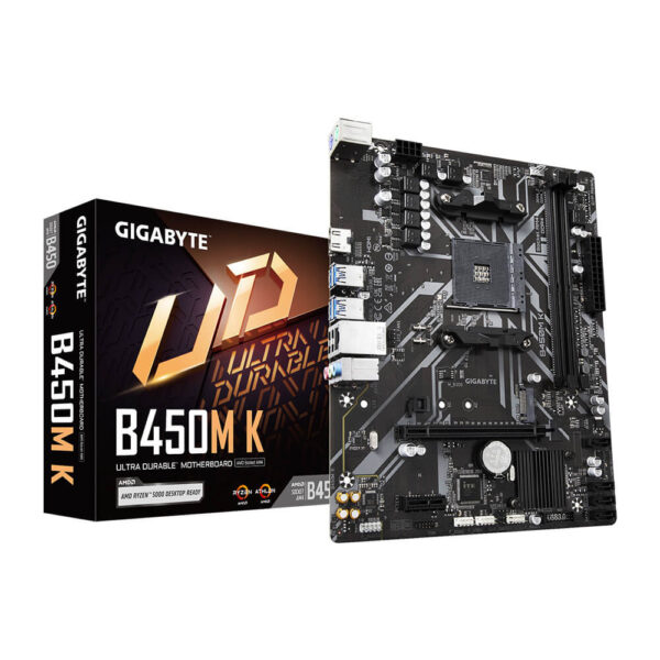 Gigabyte AMD B450M K Ultra Durable Motherboard - B450M K - GamesnComps.com