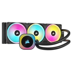 Corsair iCUE 360mm Link H150i RGB AIO Liquid CPU Cooler Black - CW-9061003-WW - GamesnComps.com