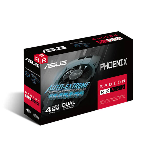 ASUS Phoenix AMD Radeon RX 550 4GB GDDR5 - PH-RX550-4G-EVO - GamesnComps.com