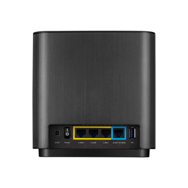 ASUS ZenWiFi AX6600 XT8-1PK Tri-Band Mesh WiFi 6 System Black - XT8-BLACK-1PK Image 1 - GamesnComps.com