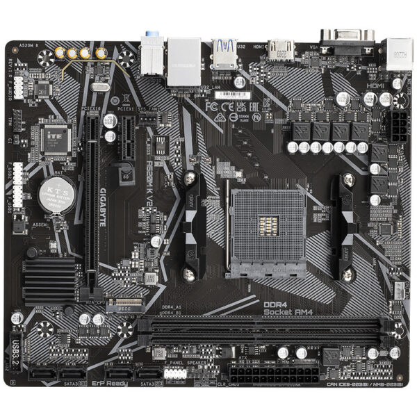 Gigabyte A520M K V2 Ultra Durable Motherboard - A520M K V2 Image 1 - GamesnComps.com