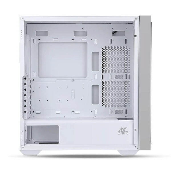 Ant Esports 690 Air Mid Tower ARGB Gaming Cabinet Black - 690AIRWHITE Image 8 - GamesnComps.com