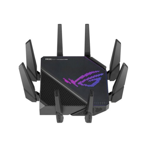 ASUS ROG Rapture GT-AX11000 Pro Tri-Band WiFi 6 Extendable Gaming Router - GT-AX11000-PRO Image 1 - GamesnComps.com