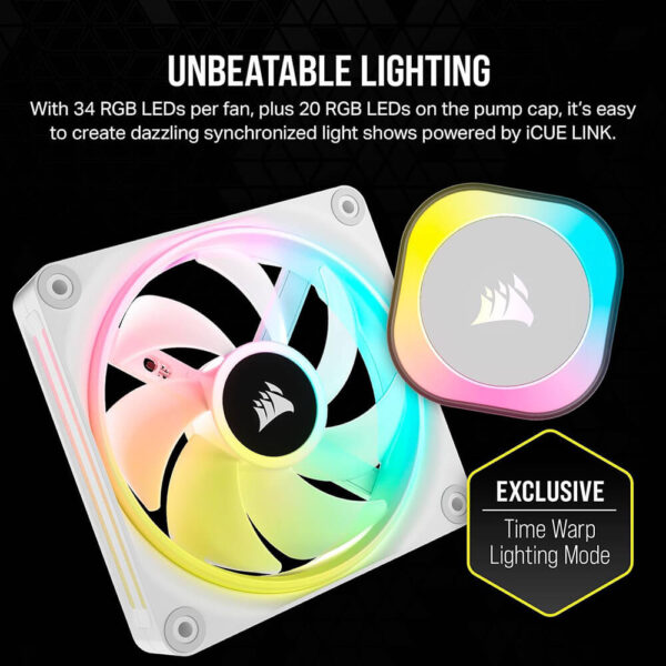 Corsair iCUE 360mm Link H150i RGB AIO Liquid CPU Cooler - CW-9061006-WW Image 8 - GamesnComps.com