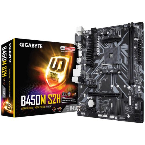 Gigabyte B450M S2H Ultra Durable Motherboard - B450M S2H - GamesnComps.com