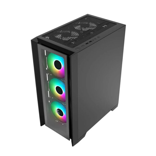 Ant Esports ICE-170TG Gaming Cabinet Black - ICE-170TG Image 2 - GamesnComps.com