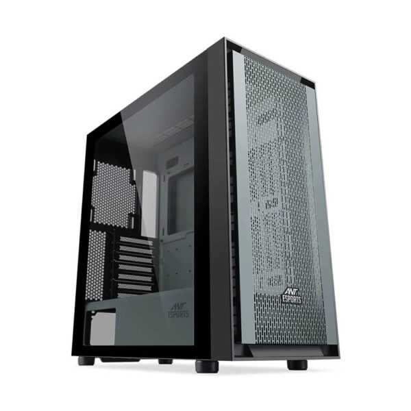 Ant Esports 690 Air Mid Tower ARGB Gaming Cabinet Black - 690AIR Image 5 - GamesnComps.com