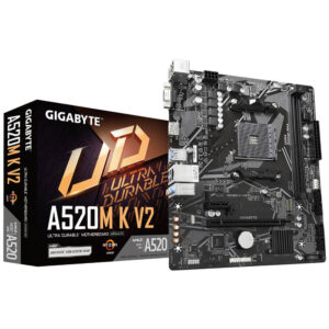 Gigabyte A520M K V2 Ultra Durable Motherboard - A520M K V2 - GamesnComps.com