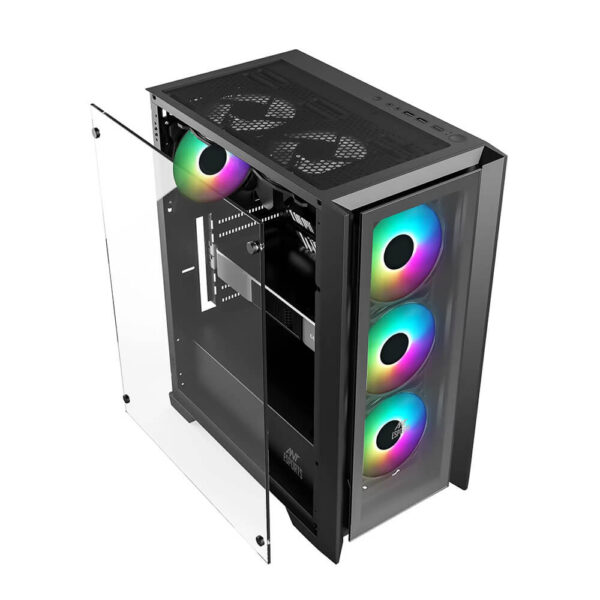 Ant Esports ICE-170TG Gaming Cabinet Black - ICE-170TG Image 5 - GamesnComps.com