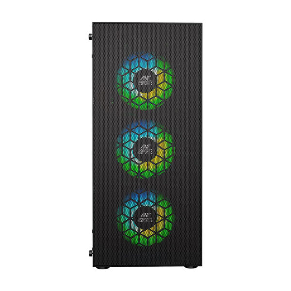 Ant Esports ICE-110 Mid Tower Gaming Cabinet - ICE-110-BLACK Image 1 - GamesnComps.com