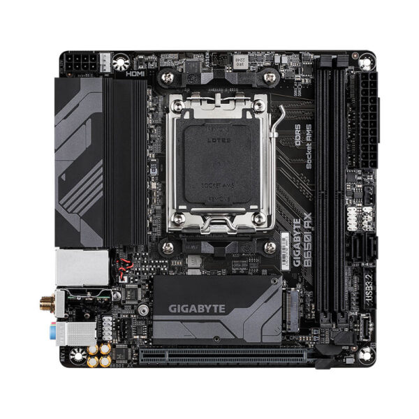 Gigabyte B650I AX (rev. 1.0) Motherboard - B650I-AX Image 2 - GamesnComps.com