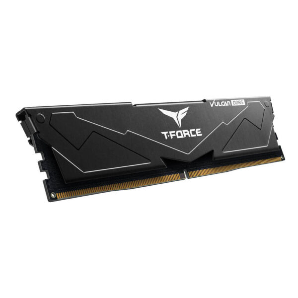 TEAMGROUP T-Force Vulcan DDR5 16GB (1x16GB) 5200MHz CL40 RAM Black - FLBD516G5200HC40C01 Image 2 - Gamesncomps.com