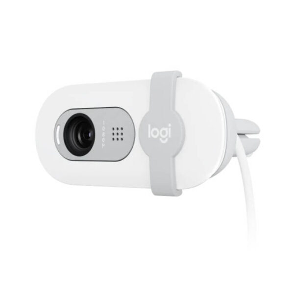 Logitech BRIO 100 Full HD 1080p Webcam Off-White - 960-001618 Image 3 - GamesnComps.com