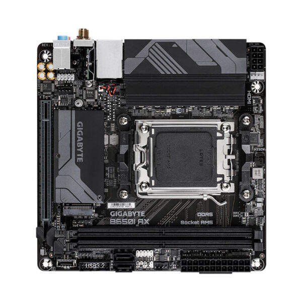 Gigabyte B650I AX (rev. 1.0) Motherboard - B650I-AX Image 1 - GamesnComps.com