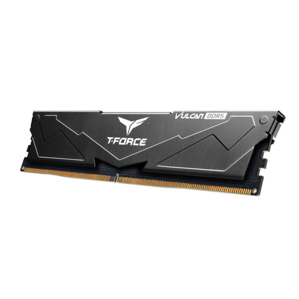 TEAMGROUP T-Force Vulcan DDR5 16GB (1x16GB) 5200MHz CL40 RAM Black - FLBD516G5200HC40C01 Image 3 - Gamesncomps.com