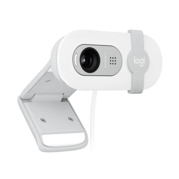 Logitech BRIO 100 Full HD 1080p Webcam Off-White - 960-001618 Image 5 - GamesnComps.com