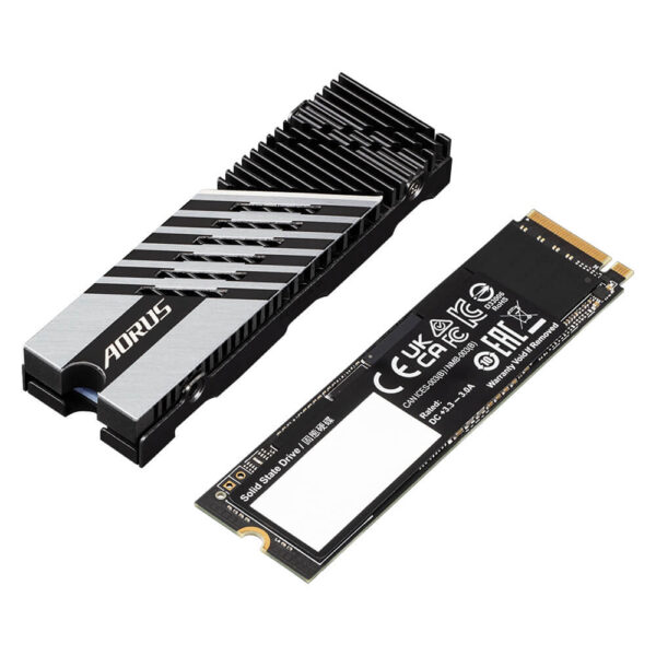 GIGABYTE AORUS Gen4 7300 2TB 4.0 NVMe M.2 Internal SSD Image 3 - GamesnComps.com