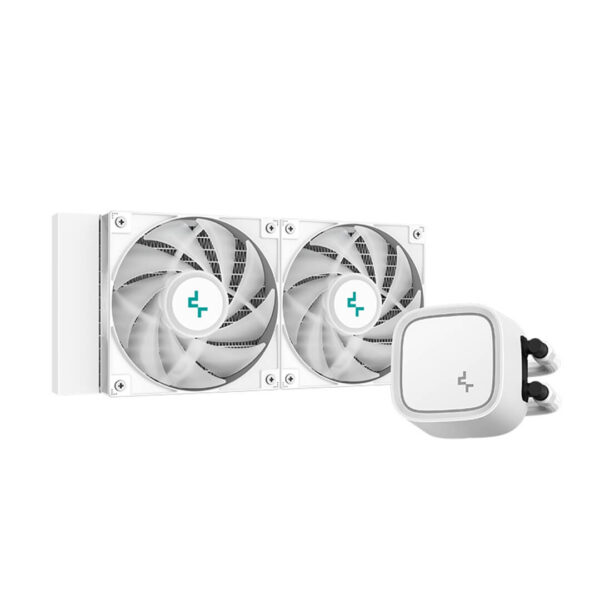 Deepcool LE520 WH 240mm ARGB AIO Liquid Cooler White Image 1 - Gamesncomps.com