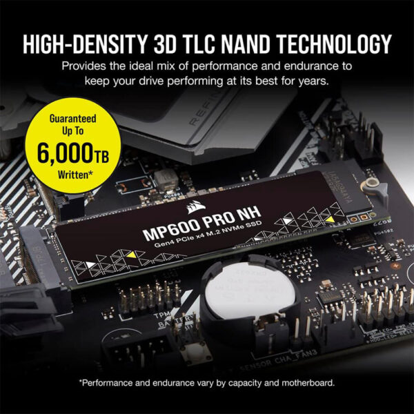 Corsair MP600 PRO NH 4TB PCIe Gen4 x4 NVMe NAND M.2 SSD Image 6 - Gamesncomps.com