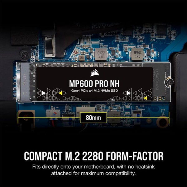 Corsair MP600 PRO NH 4TB PCIe Gen4 x4 NVMe NAND M.2 SSD Image 5 - Gamesncomps.com