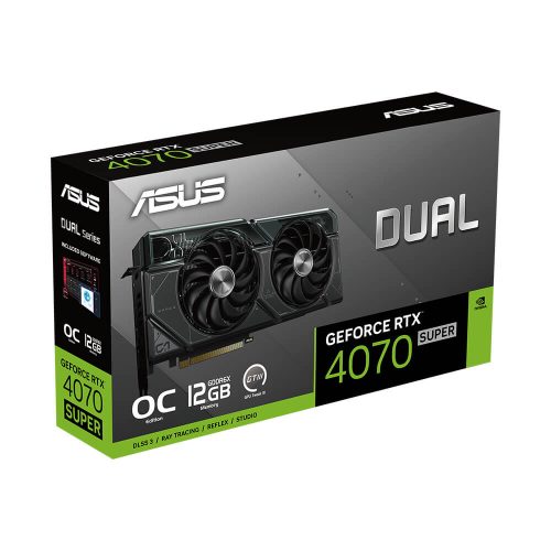 ASUS Dual GeForce RTX 4070 SUPER OC Edition 12GB GDDR6X - DUAL-RTX4070S-O12G Image 3 - Gamesncomps.com
