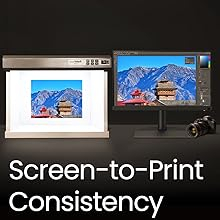 BenQ Paper color sync smartly previews your printing results in a simple screen-to-print process. 