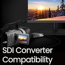 SW272U is compatible with SDI to HDMI devices and SDI capture cards.