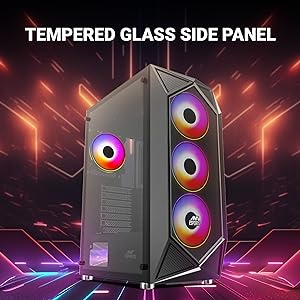tempered glass side panel