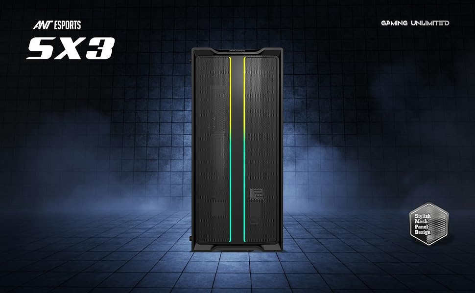 sx3 computer case gaming cabinet ant esports