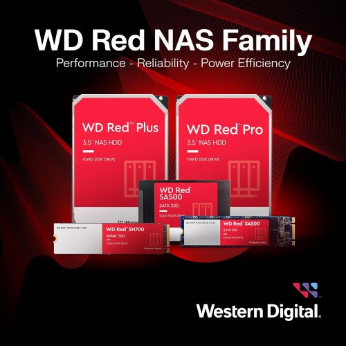 Western Digital 4TB WD Red Plus NAS WD40EFPX Internal Hard Drive Image 2 - Gamesncomps.com