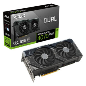 ASUS Dual GeForce RTX 4070 SUPER OC Edition 12GB GDDR6X - DUAL-RTX4070S-O12G - Gamesncomps.com